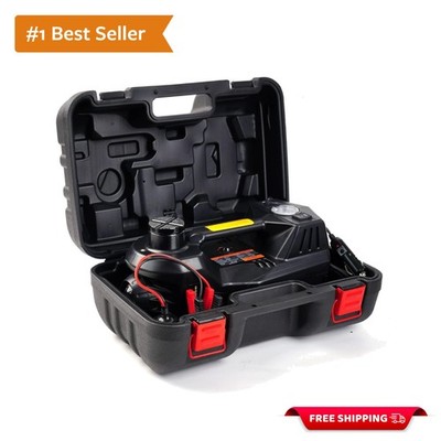 12V Portable Hydraulic Jack for Cars & SUVs - Efficient Tire Change Solution