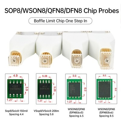 IC-programmeerkabel voor SOP8/WSON8/QFN8/DFN8/VSOP8 IC-programmeerkabel voor SOP8/WSON8/QFN8/DFN8/VSOP8