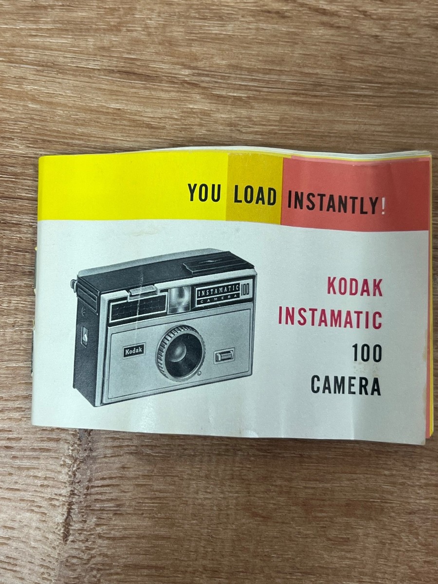 Kodak Instamatic 100 Film Camera 1963-1966 Untested | eBay