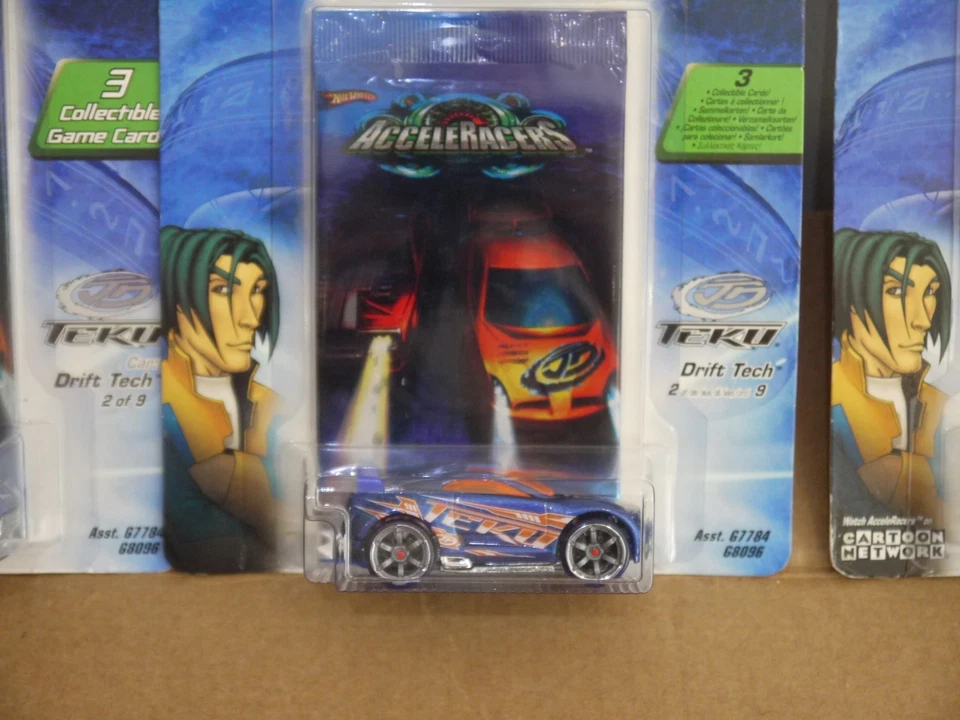 3 aceleradores diferentes Hot Wheels teku drift tech 2/9 cardados Foto 3 de 4