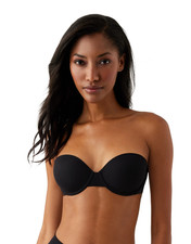 Wacoal 34B Comfort First Strapless Bra NWOT 854339 Black ---NO STRAPS---