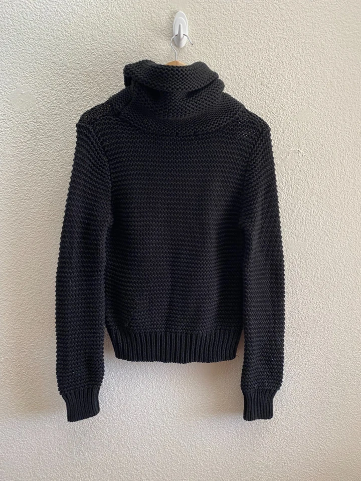 Suéter De Colección Y2K Moda Internacional Capucha Cuello Embudo Victoria's Secret Grande Foto 3 de 4