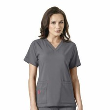 New with Tags Carhartt Women's Cross-Flex V-Neck Media Scrub Top c12110