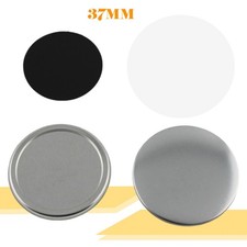 100 Sets/Pack 37MM Rubber Magnetic Button DIY Fridge Magnet Button Parts