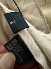 Men's Polo Ralph Lauren Light Tan Linen & Silk Flat Front Pants 35W & 30L — photo 9