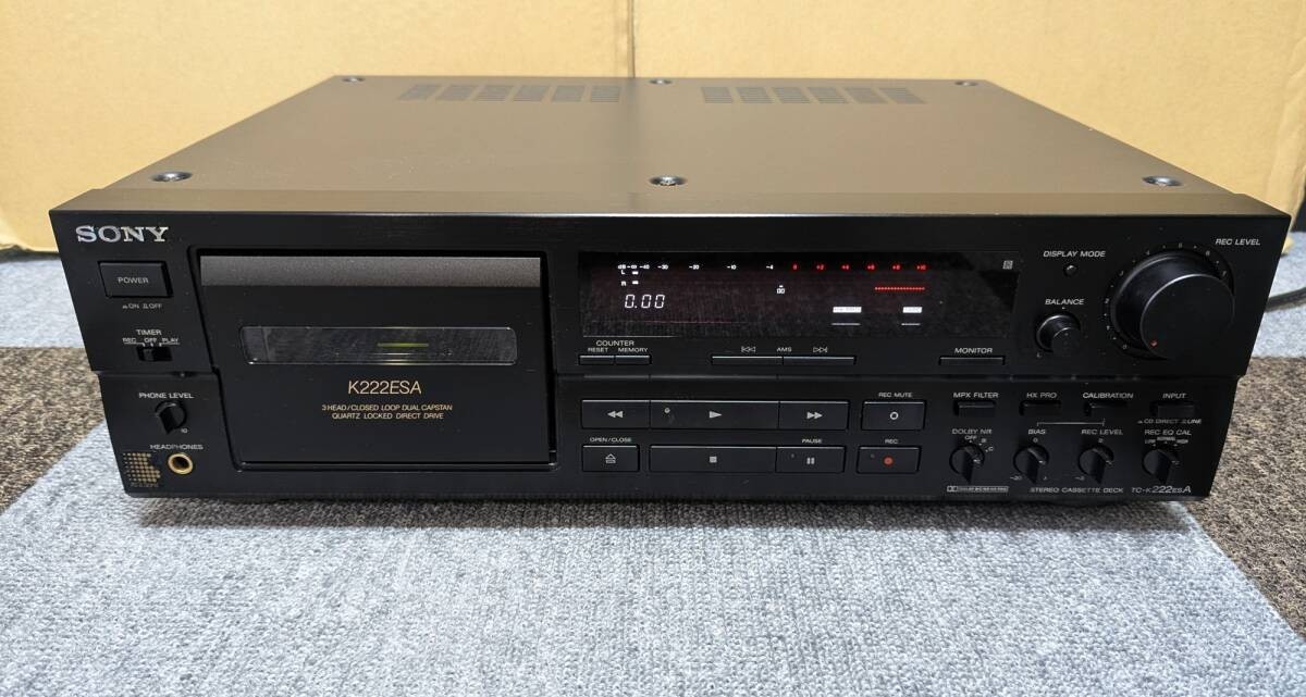 Sony TC-K222ESA vintage audio equipment - eBay listing photo 2