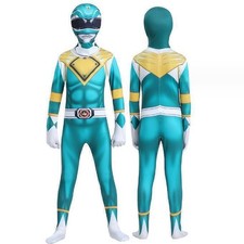 Power Rangers Cosplay Costume Jumpsuits Kids Carnival Fancy Dress Outfit Set🎁