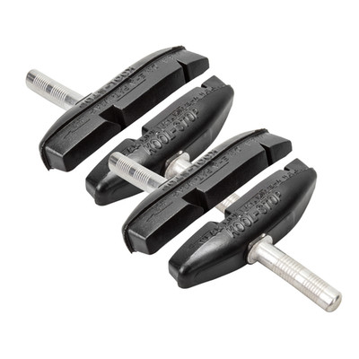 2 Pack Kool-Stop Eagle Claw II Cantilever Brake Pad Smooth Post Black Compound