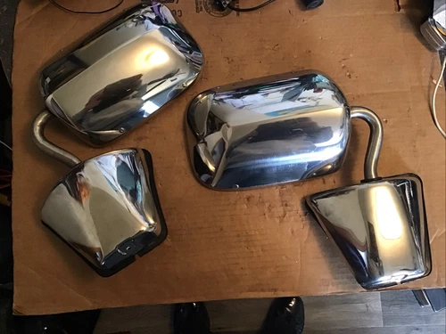 1973-87 Chevy & GMC Truck Outside Mirrors OEM Pair 