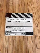 The Contract Film Production Used Clapperboard Slate Director Bruce Beresford