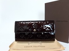 Portafoglio lungo Louis Vuitton Monogram Vernis Sarah con scatola sacchetto antipolvere