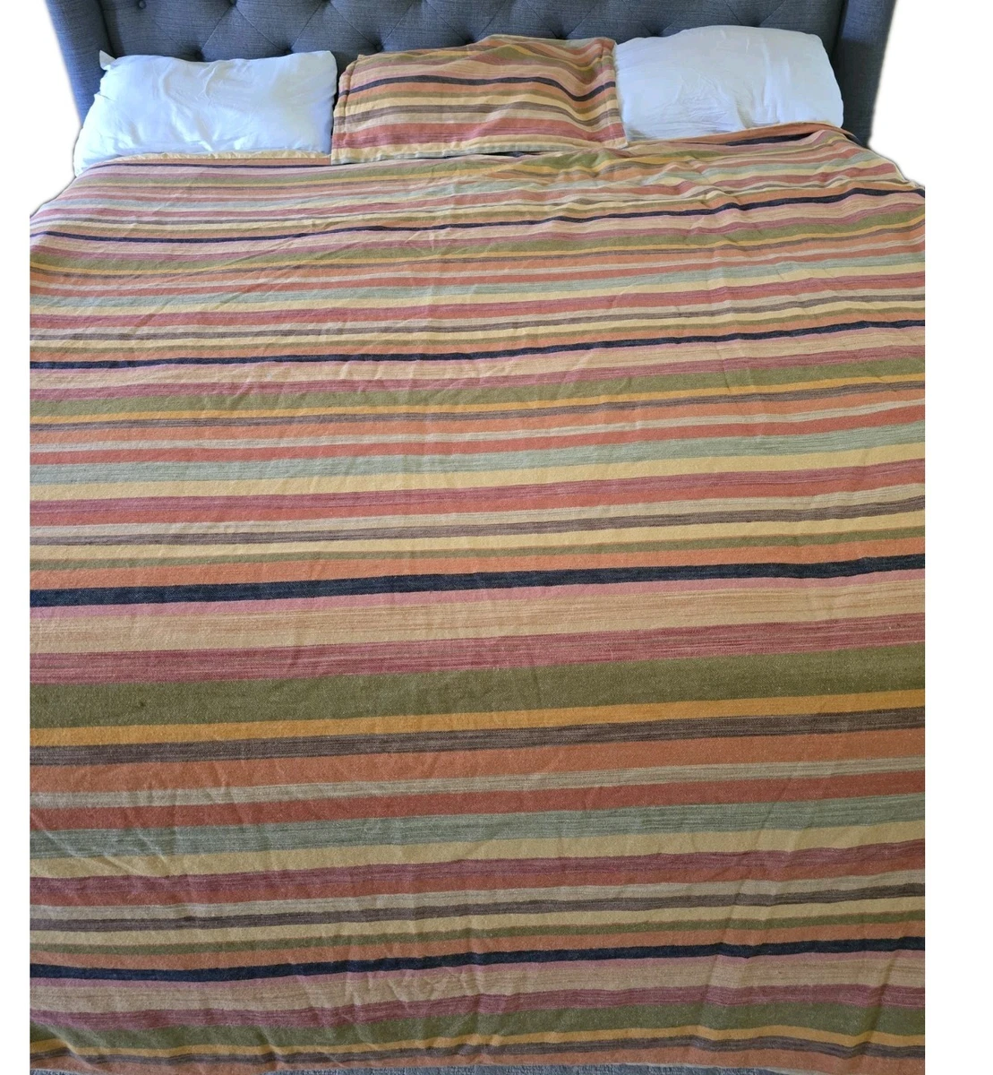 Pottery Barn Linen Blend Stripes Duvet Covers & Bedding Sets for