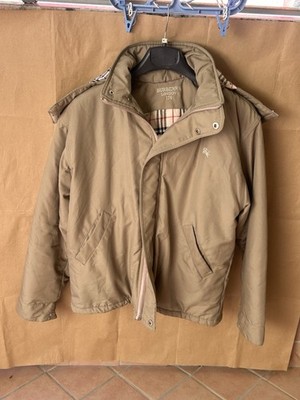 Burberry London 176 Vintage Beige Jacke Nova Check Futter Equestrian Logo