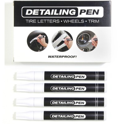 4X White Tire Ink Permanent Marker For Tire Lettering Paint Pen USA Seller Truck