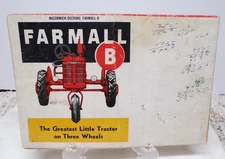 McCormick-Deering Farmall B Tractor IH Color Foldout Mailing Brochure A-417-DD