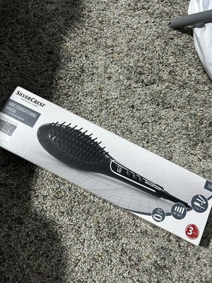 Silvercrest Personal Care Hair Straightening Brush New In Box