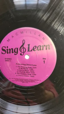 MacMillan Sing and Learn Program - Following Directions 33RPM LP Record