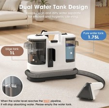 Aspirapolvere Lava Tappeti Tappezzeria Asciuga e Aspira Acqua Pulitore a Vapore