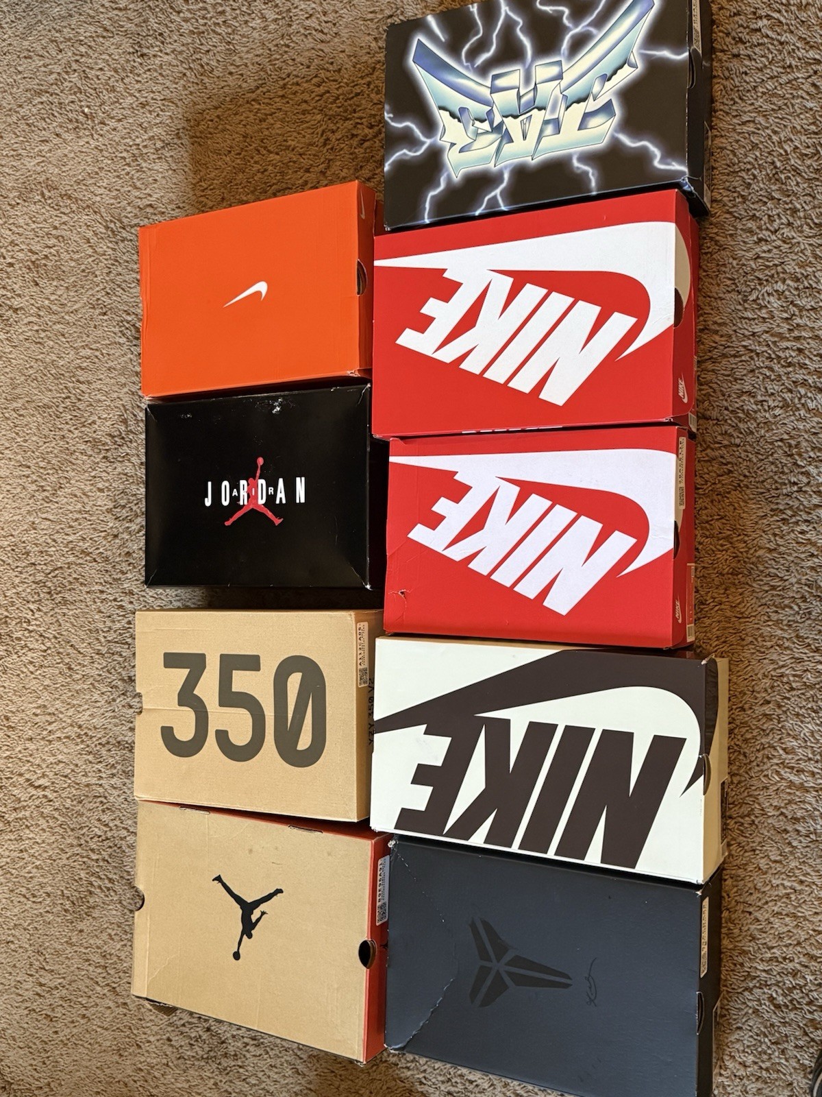 Lot 9 Sneakers Nike Jordan adidas Men's Athletic Shoes Air Jordan Yeezy Boost  thumbnail 16