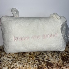 Bath Pillow Bathtub Pillow White Terry Cloth by Bath Body Works LEAVE ME ALONE