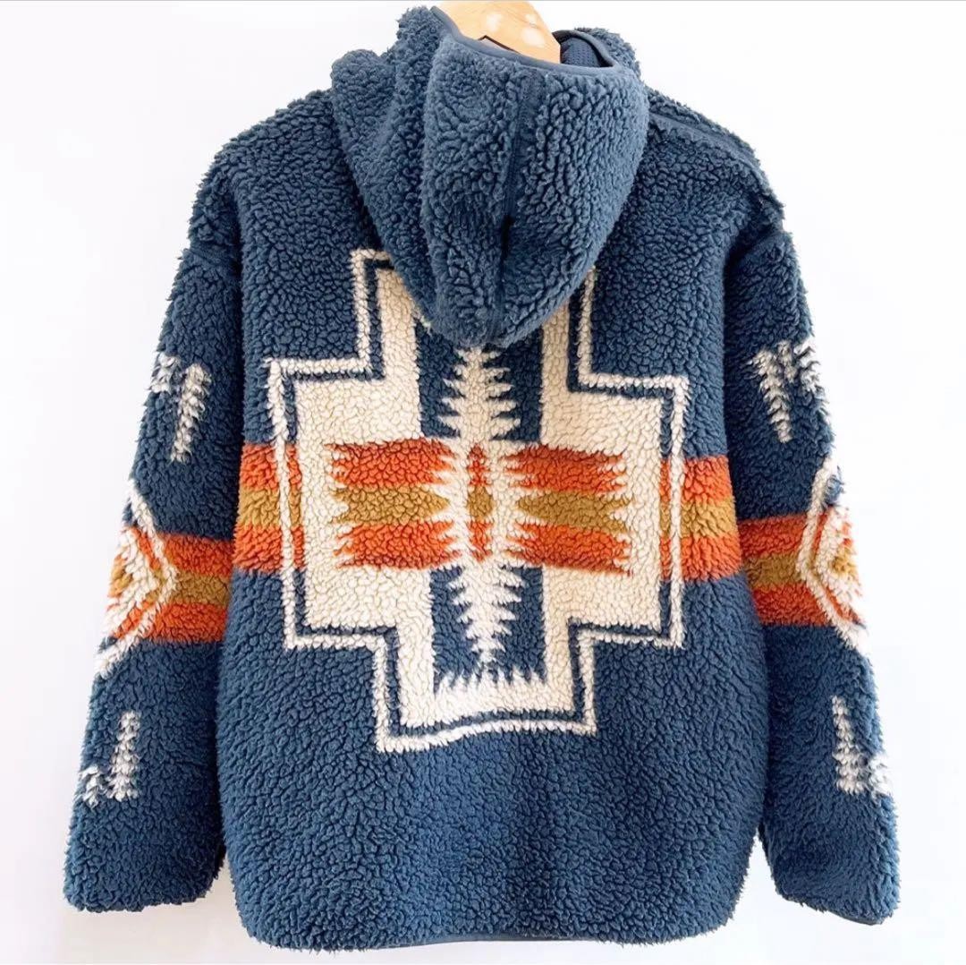 Pendleton Native Pattern Boa Fleece Jacket Women’… - image 3