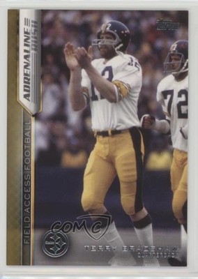2015 Topps Field Access Adrenaline Rush Gold 30/75 Terry Bradshaw HOF 9o3
