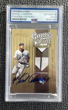 🔥MIGUEL CABRERA '04 DGDS GAME USED DIRTY MARLINS ROOKIE PSA AUTOGRAPH JERSEY!🔥