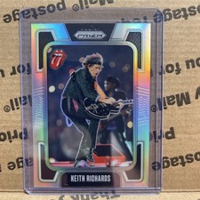 2025 Panini Prizm The Rolling Stones #40 Silver Holo Prizm KEITH RICHARDS