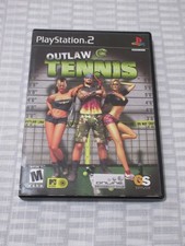 PLAYSTATION 2 2005 Outlaw Tennis video game pre-owned used UNTESTED