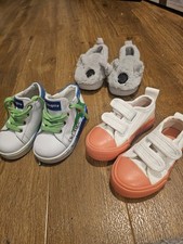 Boys Kids Bundle of Shoes Uk3 Eu18/19 Reserved and Falcotto Brand Trainers