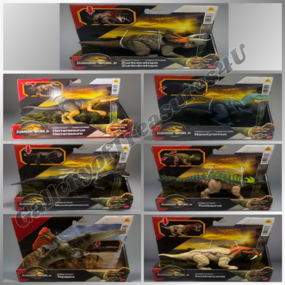 Jurassic World Rebirth Strike Attack Nanotyrannus Zuniceratops 7