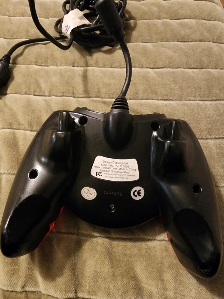 Mad Catz marca laranja controle Xbox original 4516 botões totalmente testados funcionando - Imagem 2 de 2