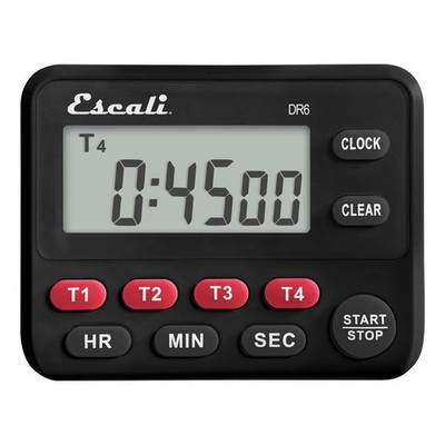 San Jamar 61623 4 Event Digital Timer