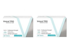 2 Pack of VIVISCAL PRO - Professional Hair Growth Tablets 180 Exp. 12/2027