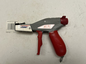 HellermannTyton MK9SST Adj. Tension & Cut-Off Tool Ziptie STEEL Cable Tie Gun