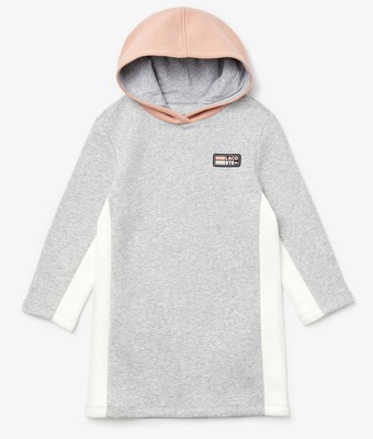 Lacoste Sport Kids' SPORT Colorblock Fleece Sweatshirt Dress Size Girls 10