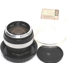  Zeiss for Contarex Planar 1.4/55mm lens black West Germany clean glass