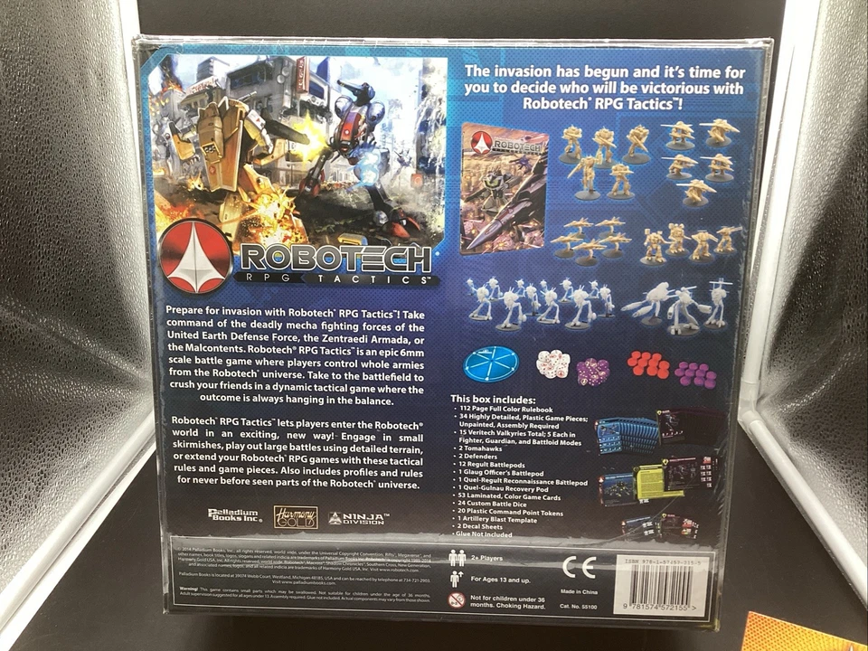 Palladium Robotech RPG Tactics Starter Board Game - PAL55100 - Image 4 of 4