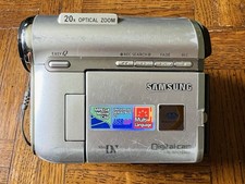Samsung Digital Camcorder SCD353 Mini DV Untested No Charger 20x Optical Zoom