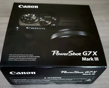 Canon PowerShot G7 X Mark III 20.1MP Point  Shoot Digital Camera New Black