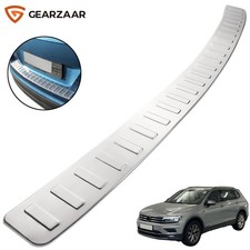 Ladekantenschutz für VW Tiguan II / Allspace 2016-2024 Edelstahl Silver Glänz