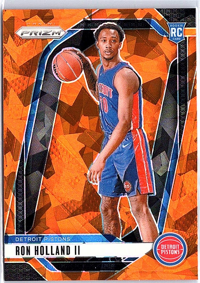 2024-25 Panini Prizm #269 Ron Holland II Prizms Orange Ice