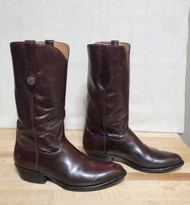 J.B. Hill Shell Cordovan Cowboy Boots , Mens 10.5 D , Style 2K5