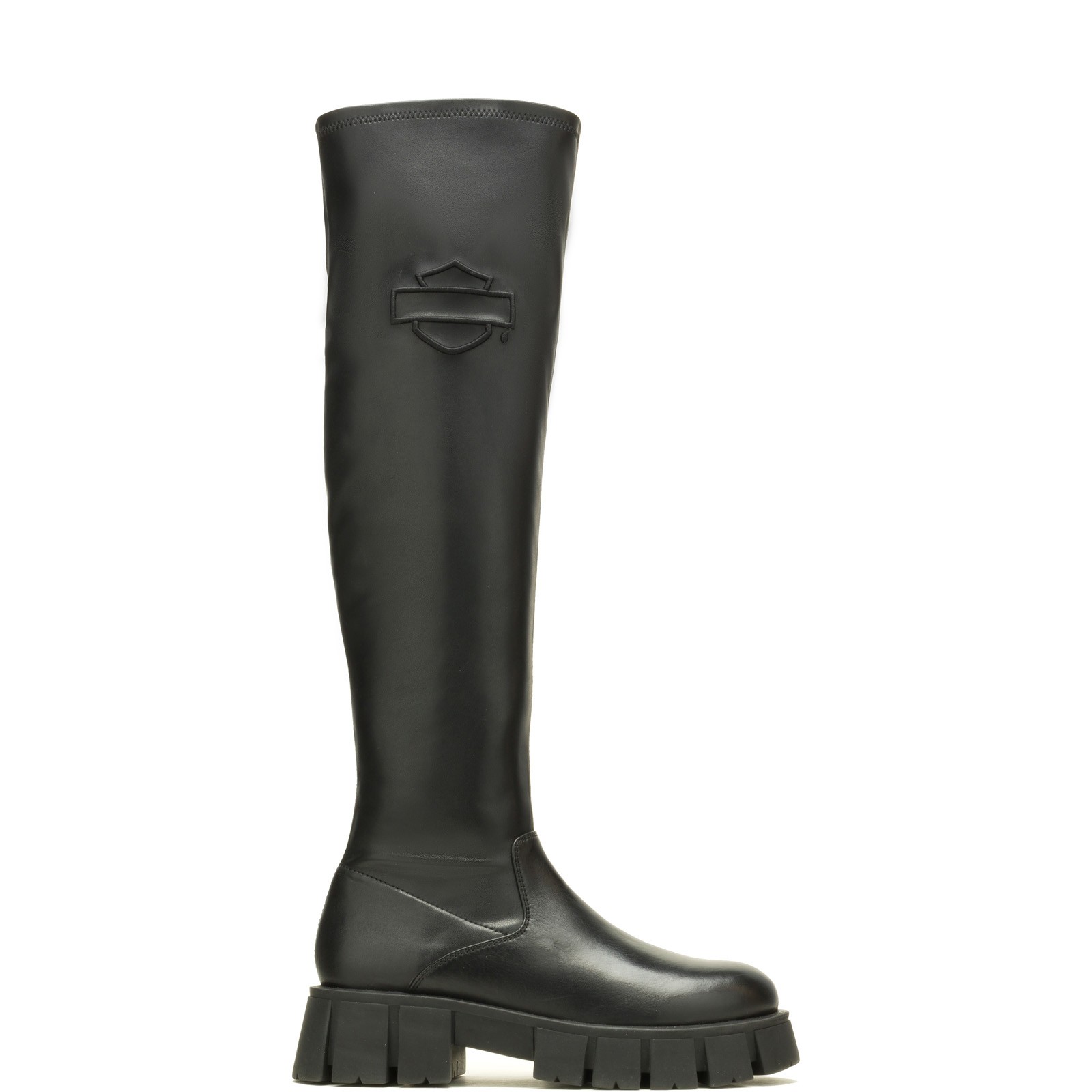 Harley-Davidson Uplift OTK 20 Pull On Boot Womens Black Knee High Boots 14090₽