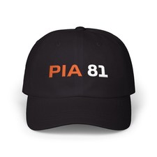 Embroidered F1 Hat - Oscar Piastri PIA 81 Dad Cap - McLaren Racing Formula 1 One