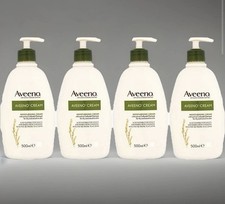 Aveeno Moisturising Cream 500ml x4 Daily Moisture Body Cream Sensitive Skin