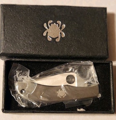 Spyderco Honey Bee Folding Knife 1.63'' 3Cr13 Steel Blade Stainless Handle 137P
