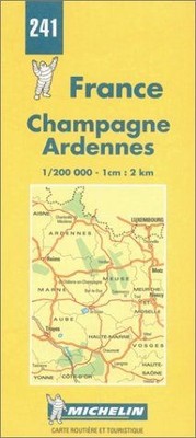 France Regional Champagne Ardennes-Michelin Map #241 (Mi... | Buch | Zustand gut