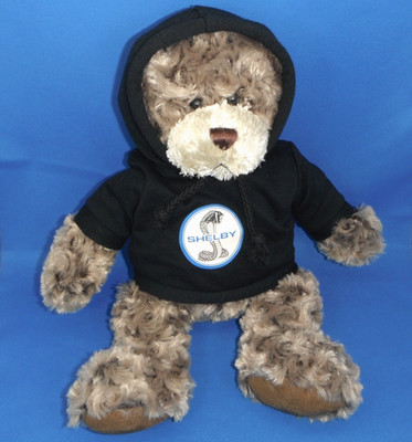 SHELBY COBRA logo hoodie 13  plush bear  (Carrol teddy ford mustang) New 2020