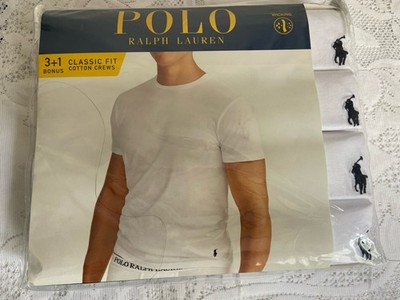 Ralph Lauren Classics Reinvented Men s undershirts White Small 4 Pack